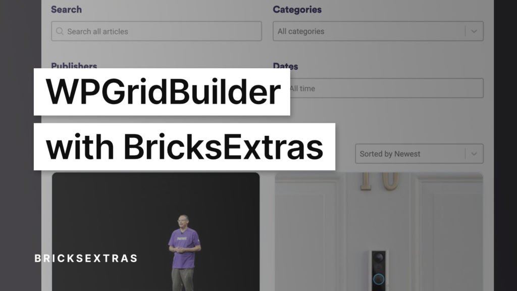 WPGridBuilder with BricksExtras